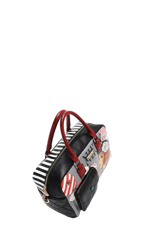 Eco-Leather Boston Bag
