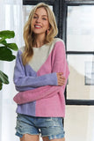 Colorblock Comfy Sweater Top