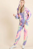 Tie Dye French Terry Top and Bottom Set