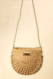Braided Semi Circle Tote Bag