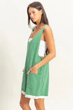V-Neck Pocket Detail Romper