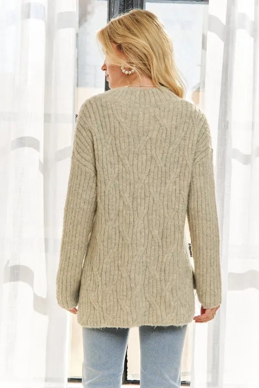 Hi Low Hem Comfy Sweater