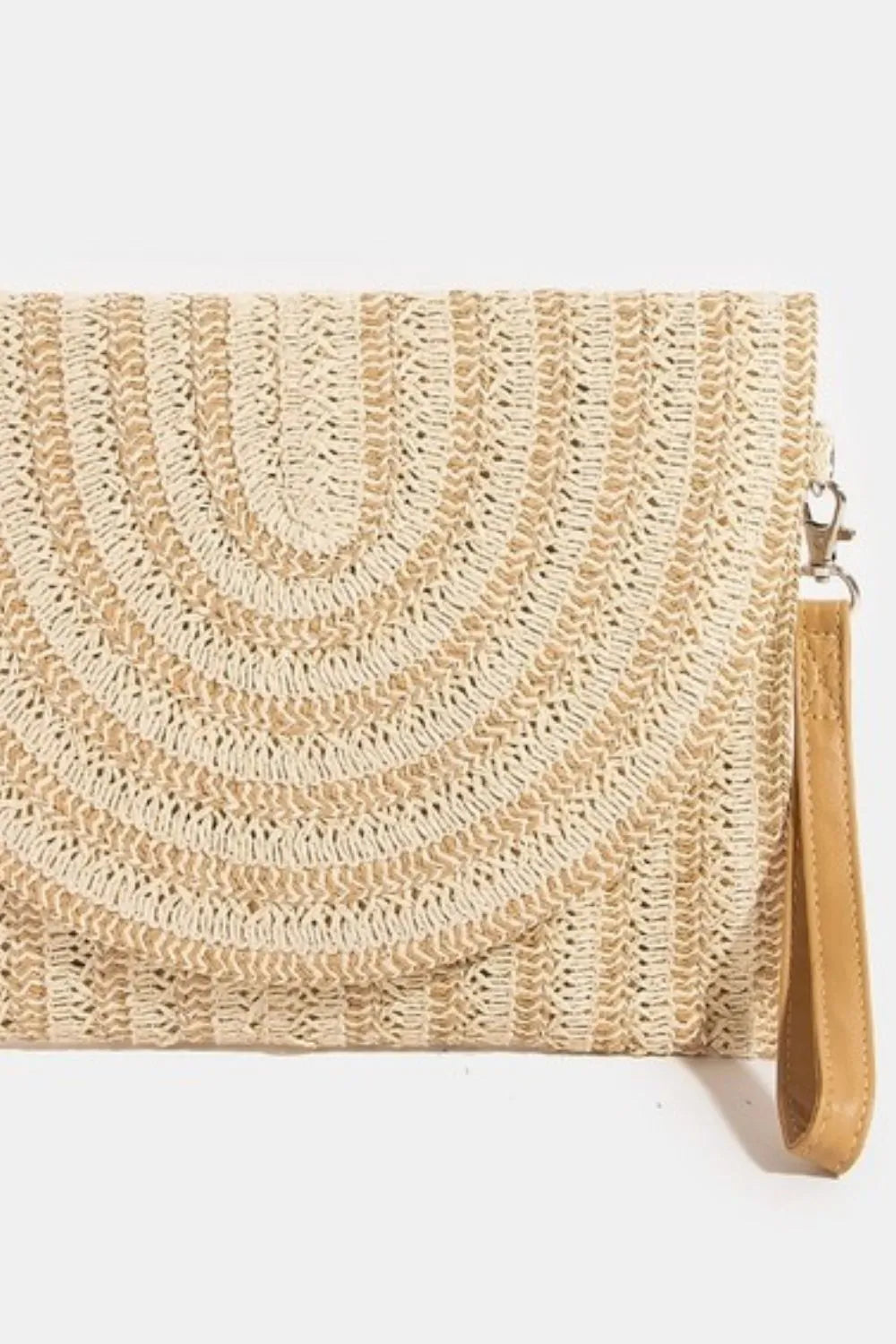 Bohemian Woven Straw Envelope Crossbody Bag