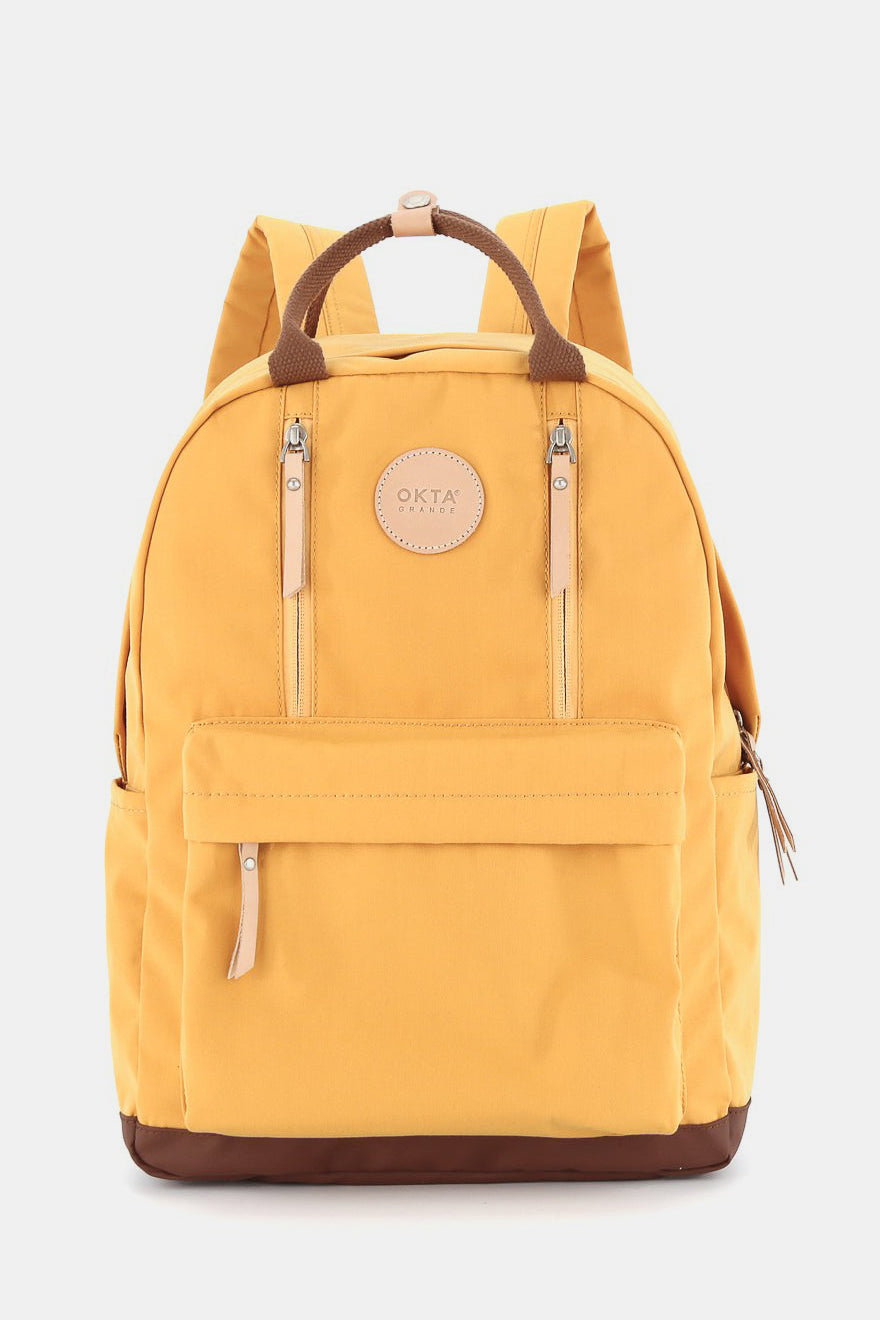 Waterproof Backpack Bag with Multilayer Pockets - Orange
