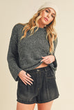 Mock Neck Long Sleeve Sweater