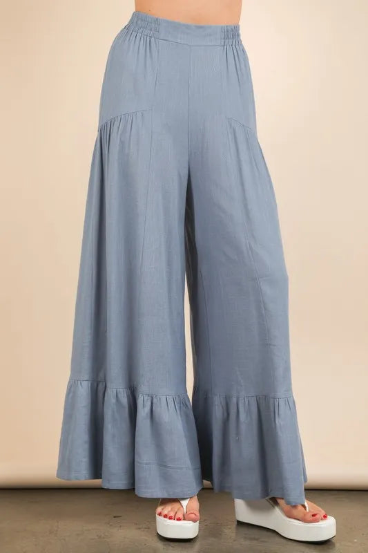 Palazzo Elastic Waist Comfy Pants