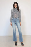 Full Size Tummy Control Back Embroidered Pocketed Bootcut Jeans Plus Size