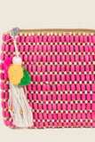 Wooden Beaded Rectangle Bag
