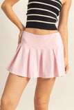 Pleated Mini Skort