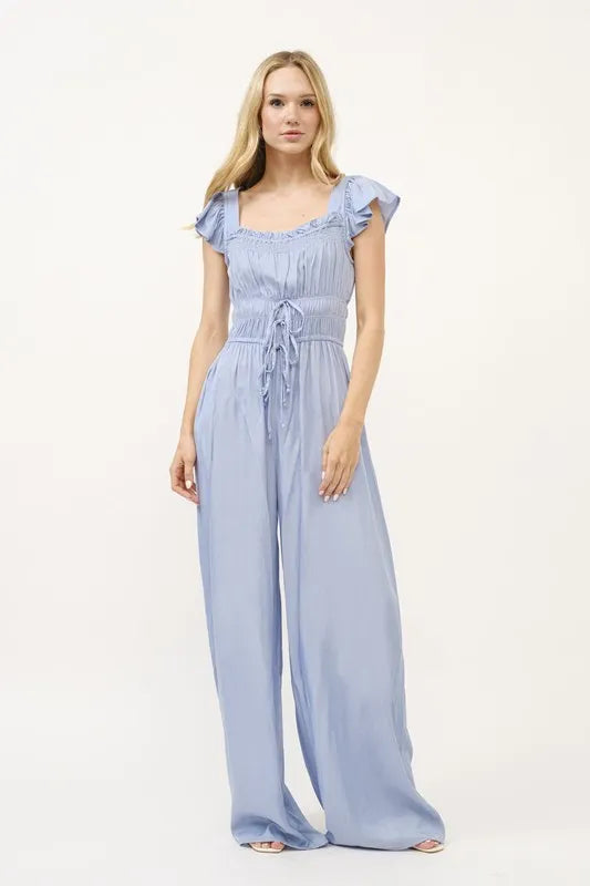 Ruched Multi Strings Jumpsuit