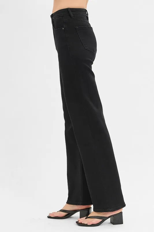 High Rise Wide Jeans