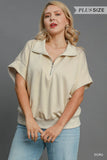 Half-Zip Short Sleeve Activewear Top