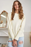 Puff Shoulder Sweater
