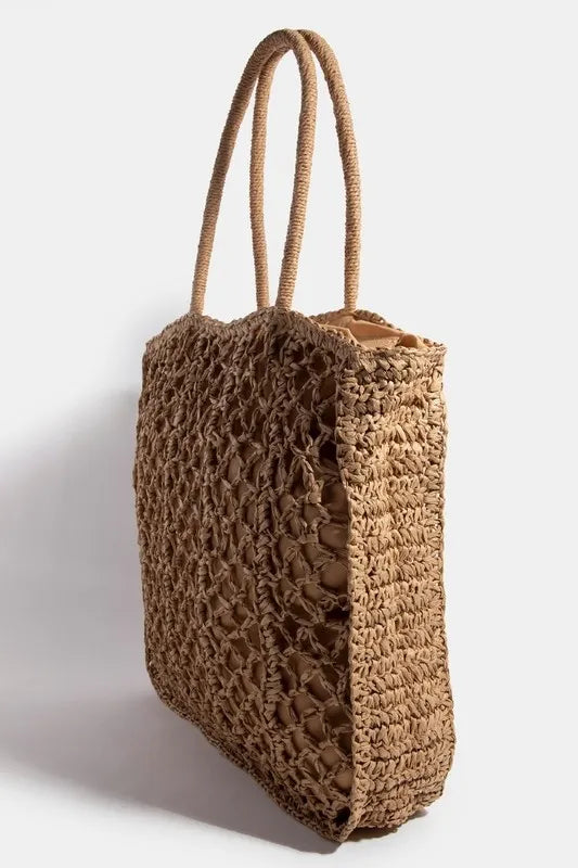 Intricate Braided Tote Bag