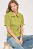 Vintage-Inspired Button-Up Shirt