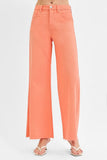 High Rise Slimming Palazzo Denim Pants - Plus Size
