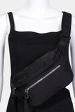 Multi Pocket Nylon Crossbody Bag