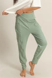High-Waist Pocket Detail Comfy Sweatpants