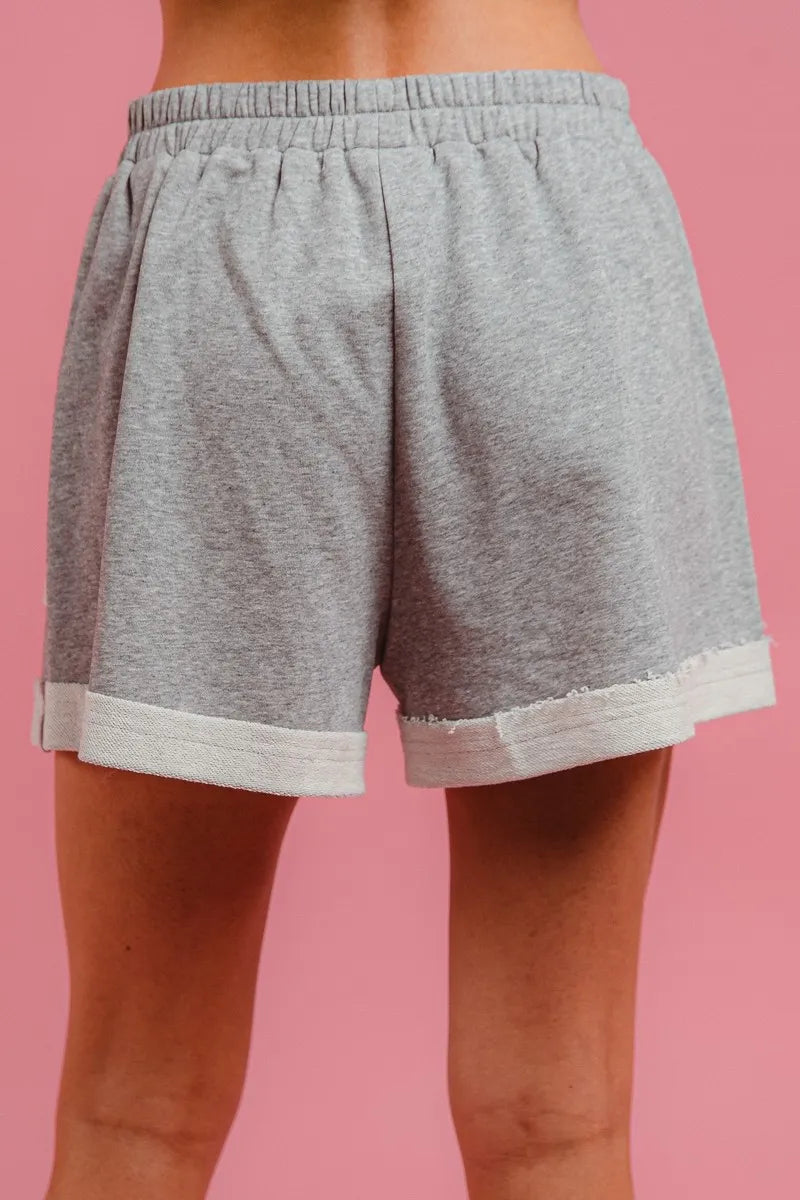 Cozy French Terry Shorts with Handy Side Pocket