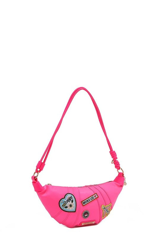 Color Patch Croissant Bag