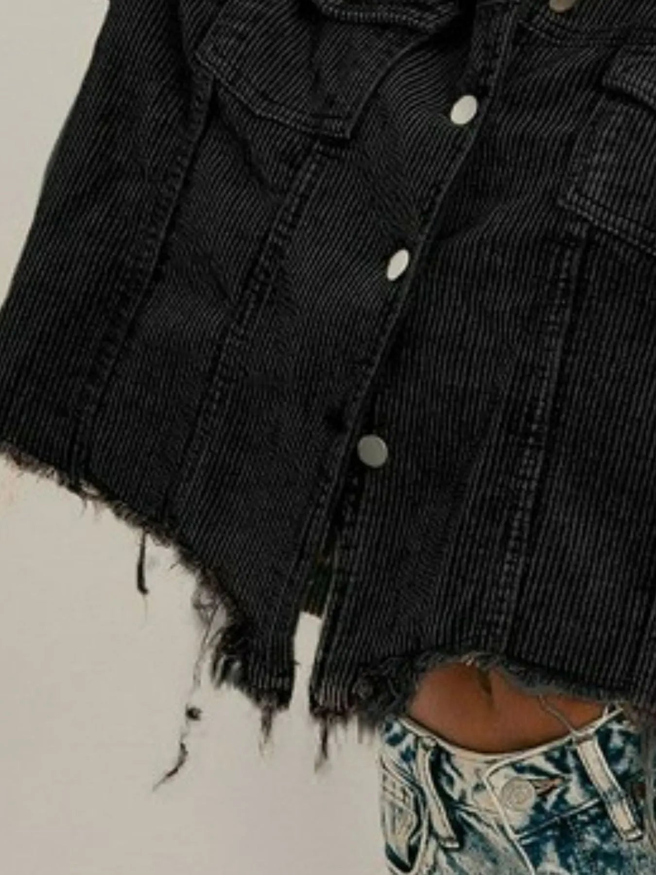 Retro-Treated Corduroy Jacket