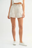 Square Neck Crop Top and Shorts Set