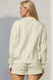 Full Size Sequin Nutcracker Long Sleeve Sweater