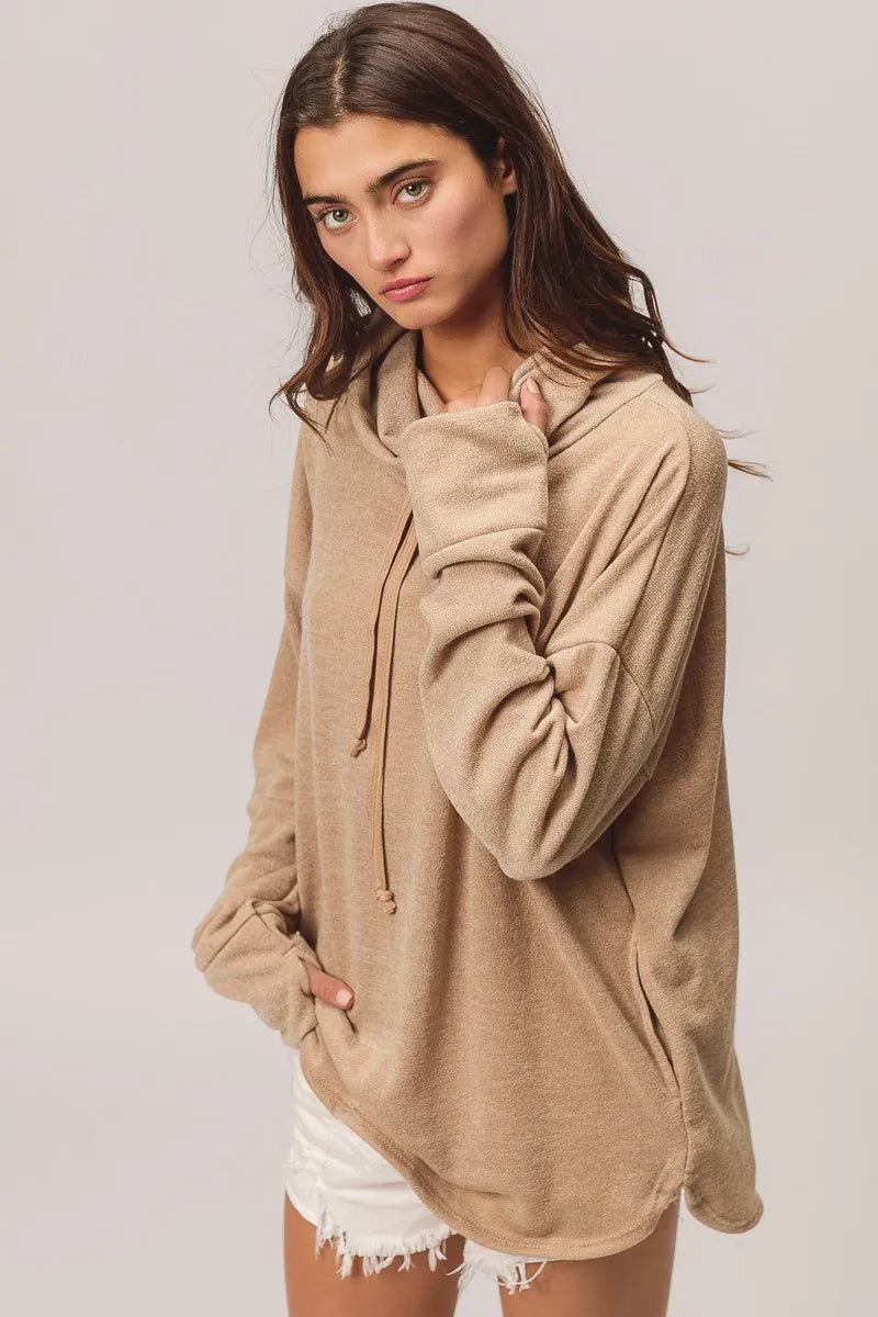Solid Side Pocket Thumb Top