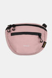 Waterproof Canvas Adjustable Strap Sling Bag - Pink