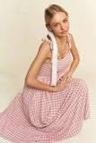 Smocked Sleeveless Maxi Cami Dress