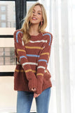 Multi Color Stripe Sweater