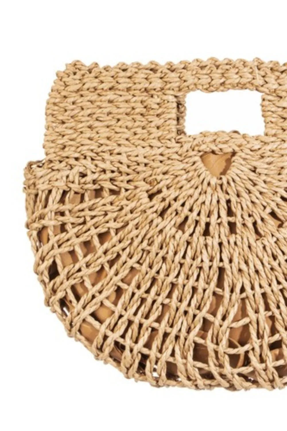 Braided Semi Circle Tote Bag