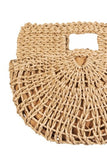 Braided Semi Circle Tote Bag