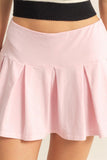 Pleated Mini Skort