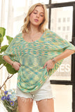 Multi Color Lightweight Sweater Top