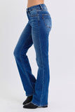 Full Size Run Mid-Rise Bootcut Jeans with Thermal Lining