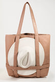 Leather Hat Transport Tote Bag