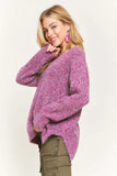 Two Tone Sweater Tunic Top