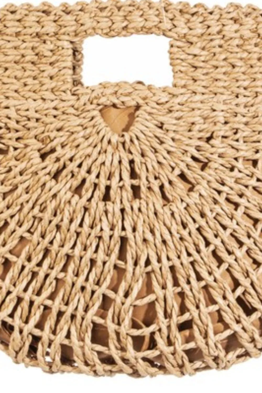 Braided Semi Circle Tote Bag