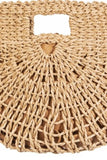 Braided Semi Circle Tote Bag