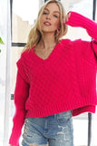 Ruffle Detail Adorable Sweater