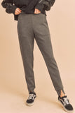 Elastic Waist Joggers with Pockets