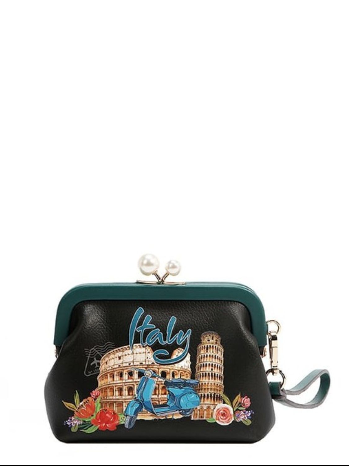 Chelsea Pearl Kiss-Lock Coin Purse