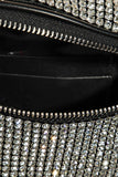 Pave Rhinestone Crossbody Bag