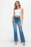 Mid Rise Vintage Charm Stretch Bootcut Jeans