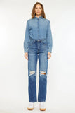 Retro High Waist Boyfriend Jeans