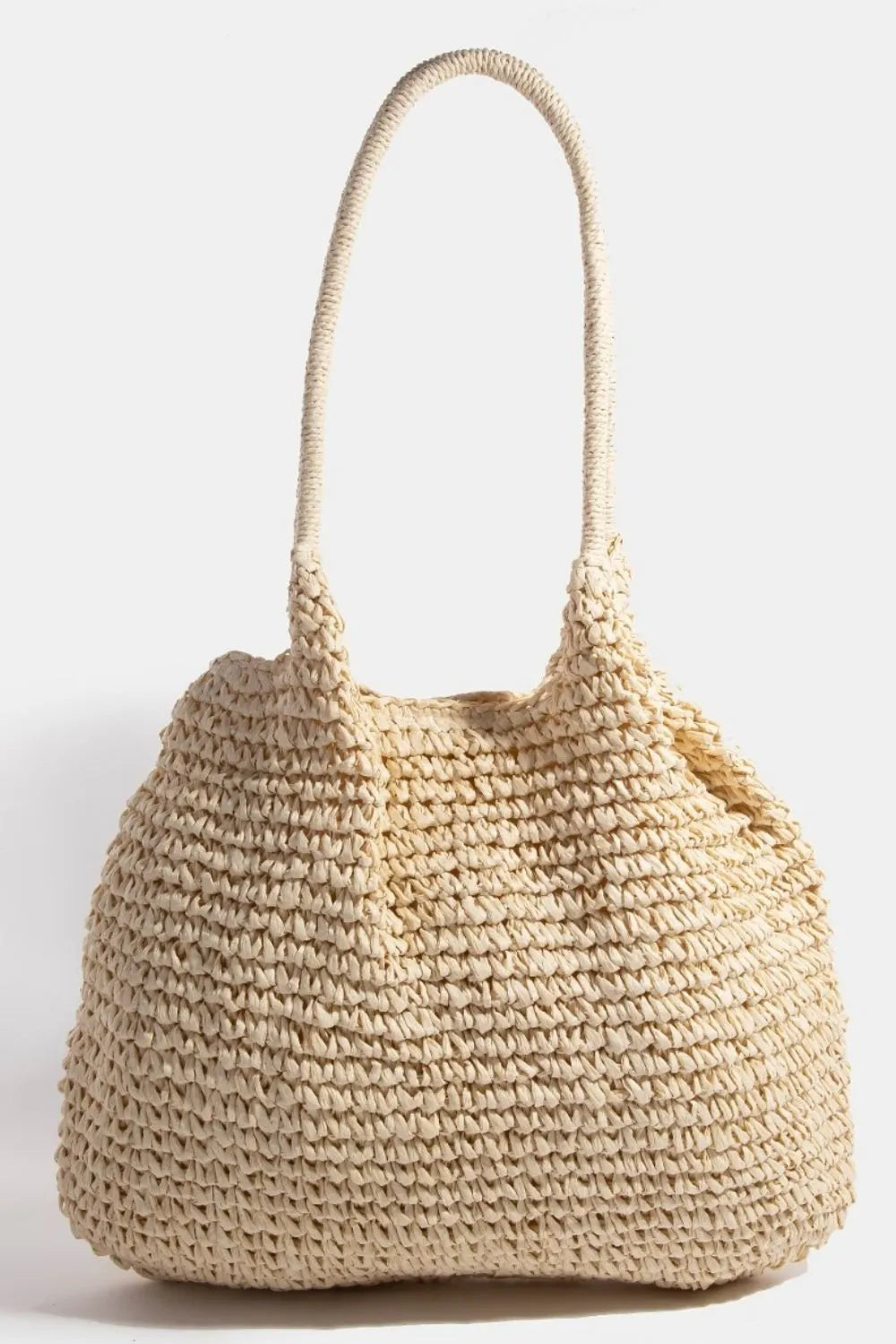 Artisanal Braided Straw Tote Bag