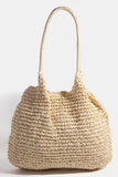 Artisanal Braided Straw Tote Bag