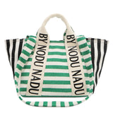 Logo Strap Canvas Handbag