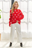 Heart Cutesy Sweater Top